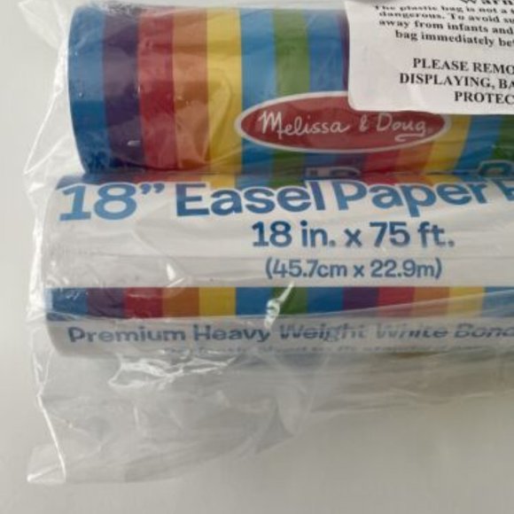 Melissa & Doug Art Melissa Doug Easel Paper Rolls 8 X 75ft Two Rolls Poshmark